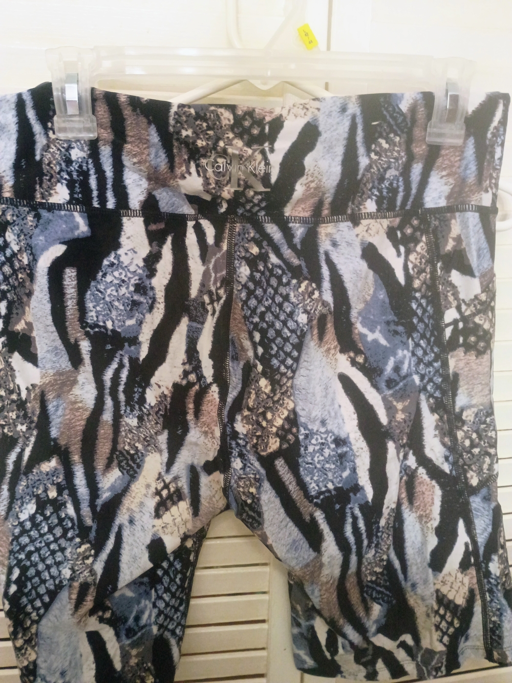 Calvin Klein Multicolor Abstract Animal-Print Bike Shorts